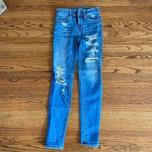 Hi rise jeggings American Eagle super stretch X jeans